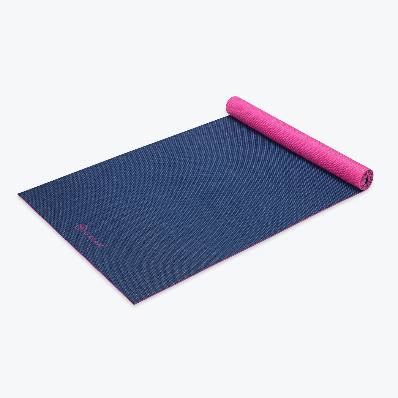 Navy Fleur 2-Color Yoga Mat (3mm)