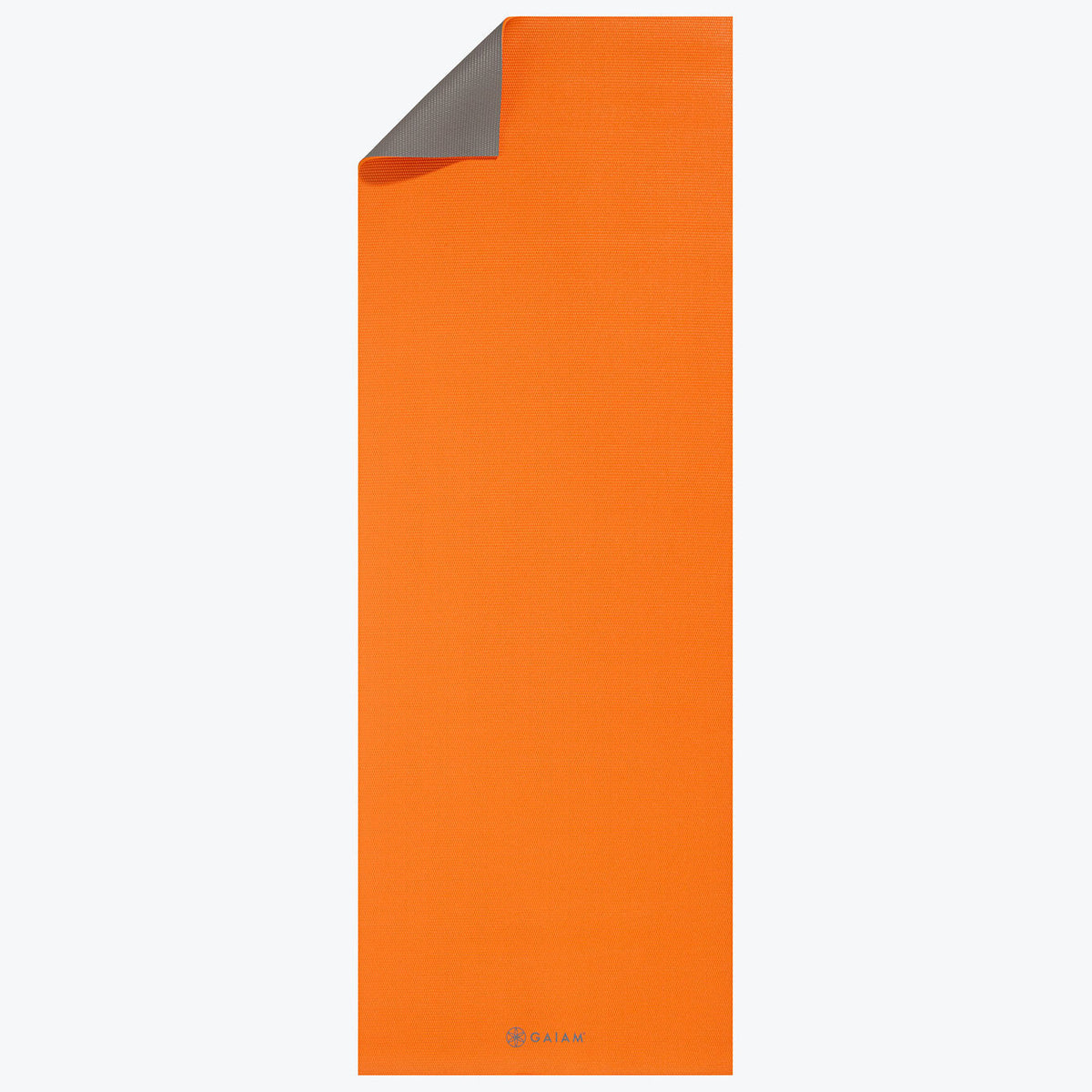 Premium Orange Storm 2-Color Yoga Mat (5mm)